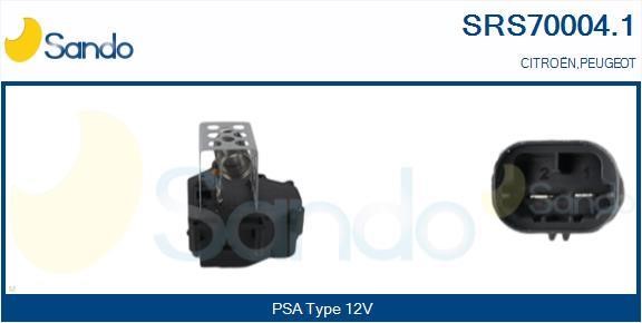 Sando SRS70004.1 Дополнительный резистор, электромотор - вентилятор радиатора SRS700041: Отличная цена - Купить в Польше на 2407.PL!