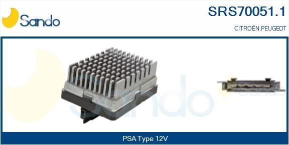 Sando SRS70051.1 Резистор, компресор салону SRS700511: Приваблива ціна - Купити у Польщі на 2407.PL!