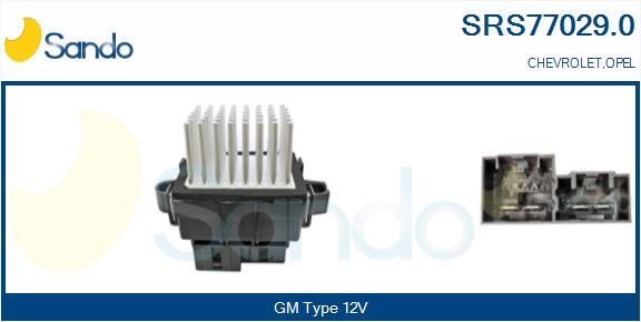 Sando SRS77029.0 Resistor, interior blower SRS770290: Buy near me in Poland at 2407.PL - Good price!