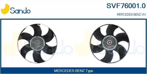 Sando SVF76001.0 Муфта, вентилятор радіатора SVF760010: Приваблива ціна - Купити у Польщі на 2407.PL!