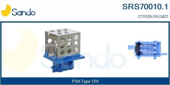 Sando SRS70010.1 Resistor, interior blower SRS700101: Buy near me in Poland at 2407.PL - Good price!