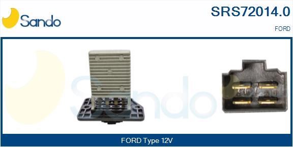 Sando SRS72014.0 Resistor, interior blower SRS720140: Buy near me in Poland at 2407.PL - Good price!