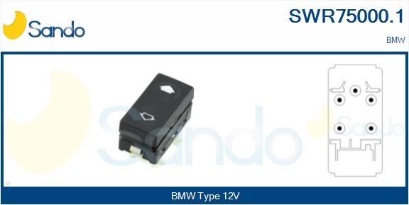 Sando SWR75000.1 Power window button SWR750001: Buy near me in Poland at 2407.PL - Good price!