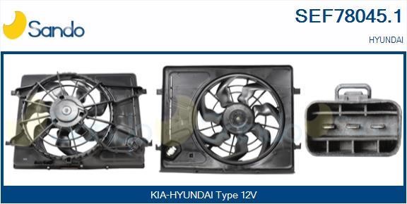 Sando SEF78045.1 Electric Motor, radiator fan SEF780451: Buy near me in Poland at 2407.PL - Good price!
