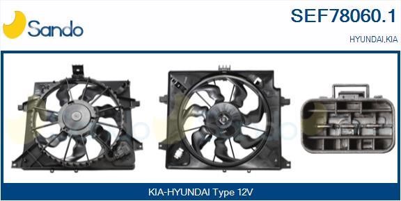 Sando SEF78060.1 Electric Motor, radiator fan SEF780601: Buy near me in Poland at 2407.PL - Good price!