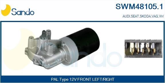 Sando SWM48105.1 Мотор стеклоочистителя SWM481051: Отличная цена - Купить в Польше на 2407.PL!