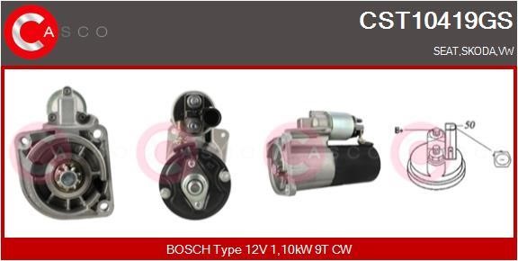Casco CST10419GS Стартер CST10419GS: Отличная цена - Купить в Польше на 2407.PL!