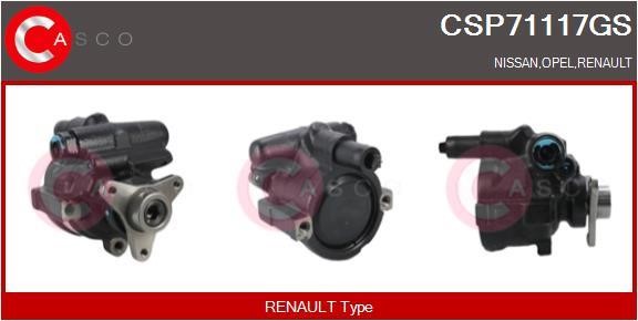 Casco CSP71117GS Hydraulic Pump, steering system CSP71117GS: Buy near me in Poland at 2407.PL - Good price!