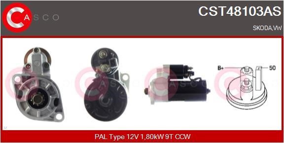 Casco CST48103AS Стартер CST48103AS: Отличная цена - Купить в Польше на 2407.PL!