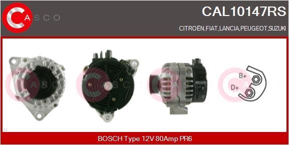 Casco CAL10147RS Alternator CAL10147RS: Buy near me in Poland at 2407.PL - Good price!