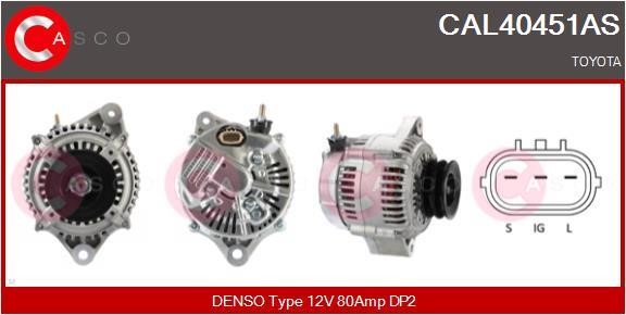 Casco CAL40451AS Alternator CAL40451AS: Buy near me in Poland at 2407.PL - Good price!
