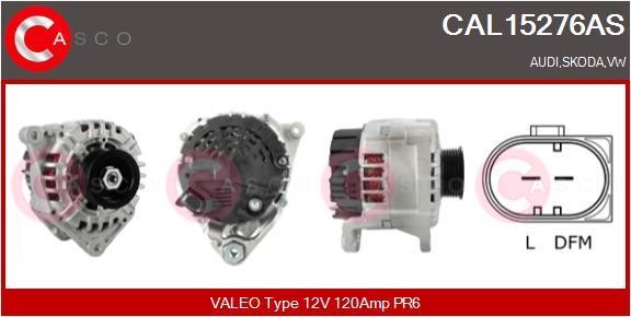 Casco CAL15276AS Alternator CAL15276AS: Buy near me in Poland at 2407.PL - Good price!
