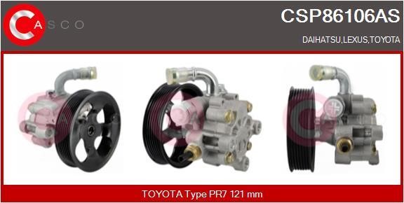 Casco CSP86106AS Pompa hydrauliczna, układ kierowniczy CSP86106AS: Dobra cena w Polsce na 2407.PL - Kup Teraz!