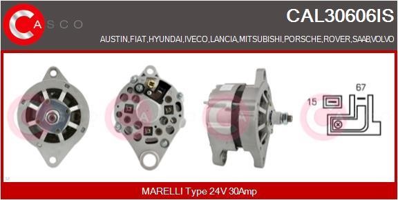 Casco CAL30606IS Alternator CAL30606IS: Buy near me in Poland at 2407.PL - Good price!