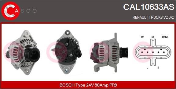 Casco CAL10633AS Alternator CAL10633AS: Atrakcyjna cena w Polsce na 2407.PL - Zamów teraz!