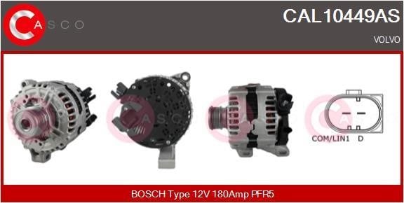 Casco CAL10449AS Alternator CAL10449AS: Buy near me in Poland at 2407.PL - Good price!