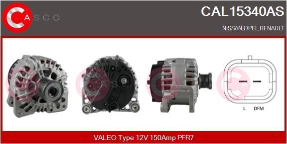 Casco CAL15340AS Alternator CAL15340AS: Buy near me in Poland at 2407.PL - Good price!