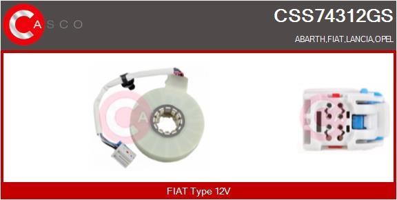 Casco CSS74312GS Датчик положения рулевого колеса CSS74312GS: Отличная цена - Купить в Польше на 2407.PL!