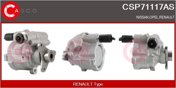 Casco CSP71117AS Hydraulic Pump, steering system CSP71117AS: Buy near me at 2407.PL in Poland at an Affordable price!