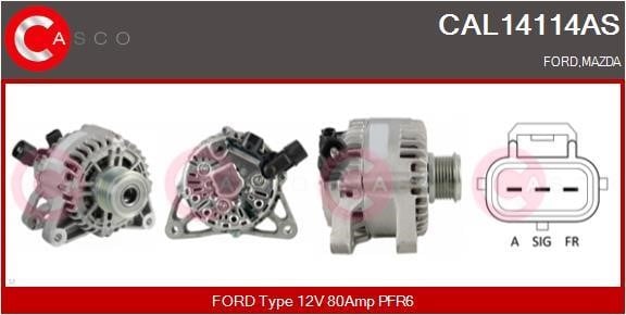 Casco CAL14114AS Alternator CAL14114AS: Buy near me in Poland at 2407.PL - Good price!