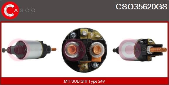Casco CSO35620GS Solenoid switch, starter CSO35620GS: Buy near me in Poland at 2407.PL - Good price!