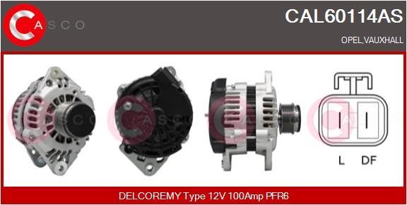 Casco CAL60114AS Alternator CAL60114AS: Buy near me in Poland at 2407.PL - Good price!