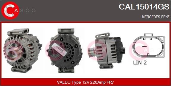 Casco CAL15014GS Alternator CAL15014GS: Buy near me in Poland at 2407.PL - Good price!