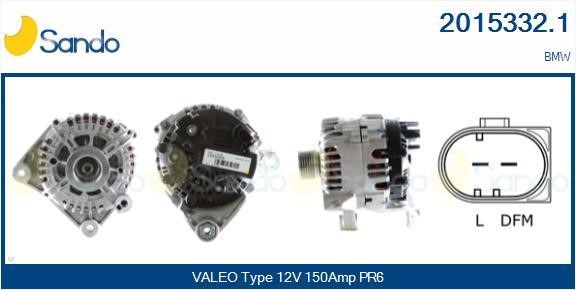 Sando 2015332.1 Alternator 20153321: Buy near me in Poland at 2407.PL - Good price!