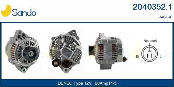 Sando 2040352.1 Alternator 20403521: Buy near me at 2407.PL in Poland at an Affordable price!