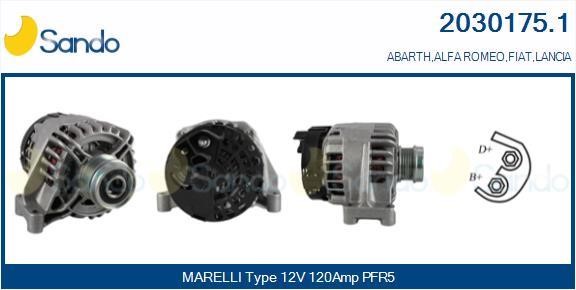 Sando 2030175.1 Alternator 20301751: Buy near me in Poland at 2407.PL - Good price!