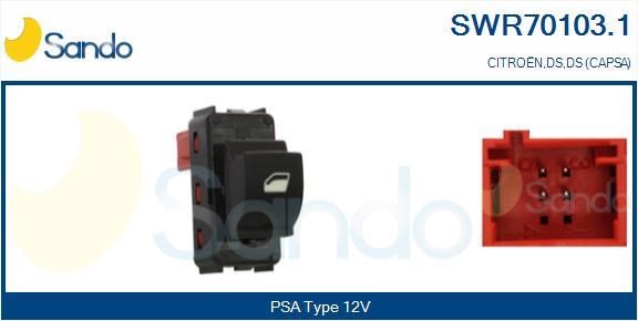 Sando SWR70103.1 Power window button SWR701031: Buy near me at 2407.PL in Poland at an Affordable price!
