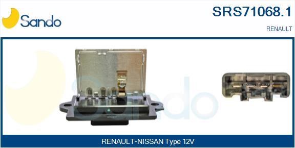 Sando SRS71068.1 Resistor, interior blower SRS710681: Buy near me in Poland at 2407.PL - Good price!