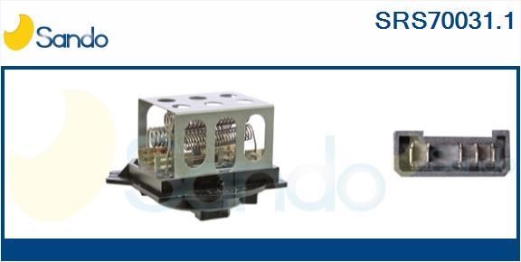 Sando SRS70031.1 Resistor, interior blower SRS700311: Buy near me at 2407.PL in Poland at an Affordable price!