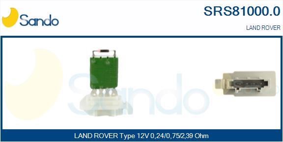 Sando SRS81000.0 Resistor, interior blower SRS810000: Buy near me at 2407.PL in Poland at an Affordable price!