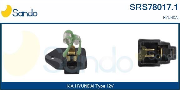 Sando SRS78017.1 Resistor, interior blower SRS780171: Buy near me at 2407.PL in Poland at an Affordable price!