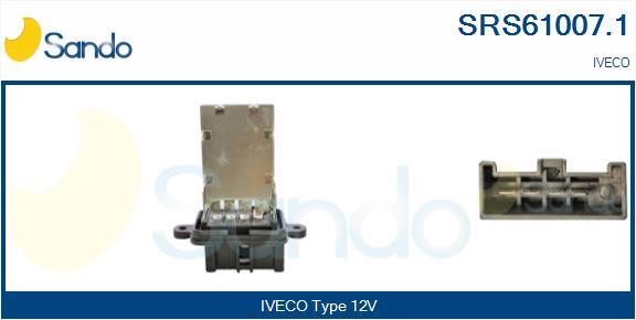 Sando SRS61007.1 Resistor, interior blower SRS610071: Buy near me at 2407.PL in Poland at an Affordable price!