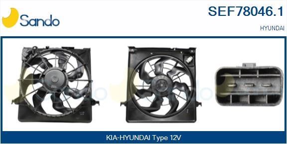 Sando SEF78046.1 Electric Motor, radiator fan SEF780461: Buy near me in Poland at 2407.PL - Good price!