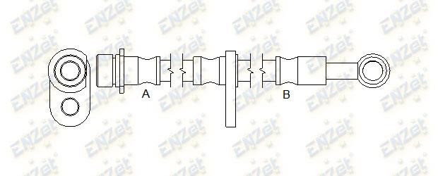 Enzet EZ 9231 Przewód giętki hamulcowy EZ9231: Atrakcyjna cena w Polsce na 2407.PL - Zamów teraz!