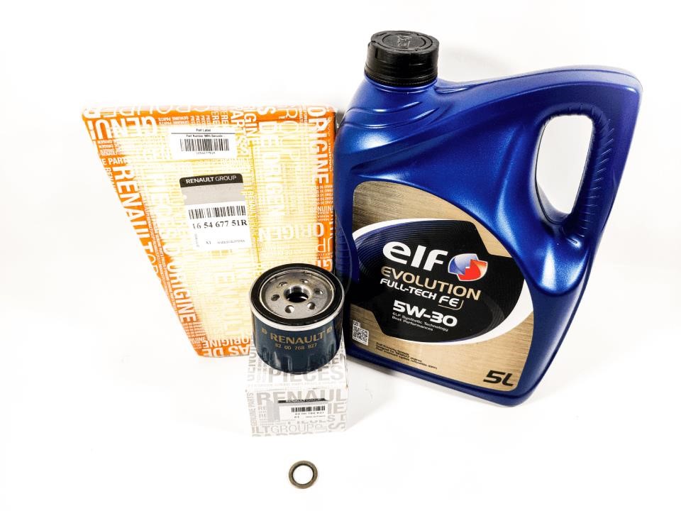 2407PL ZESTAW RENAULT 1-4-1 Filters kit for Renault Megane, Scenic, Fluence. Oil filter, air filter, oil Elf 5W30 5l RN0720 engine with DPF ZESTAWRENAULT141: Buy near me at 2407.PL in Poland at an Affordable price!
