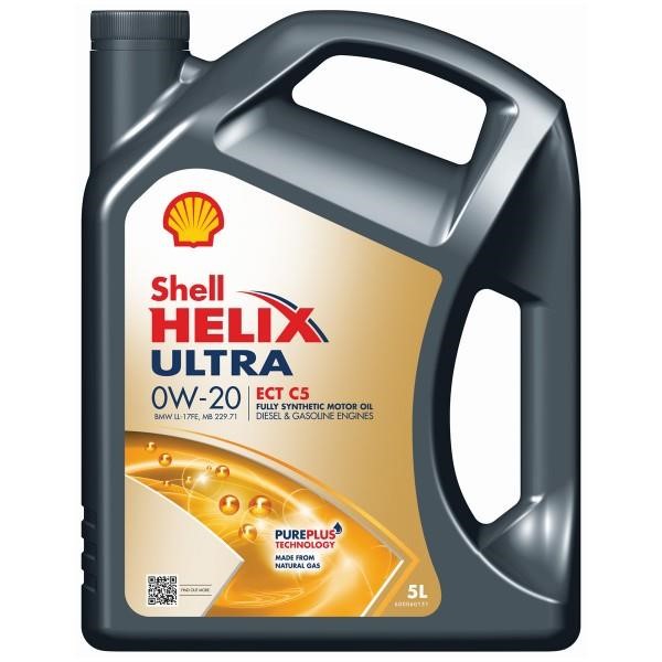 Shell 550056348 Моторное масло Shell Helix Ultra ECT 0W-20, 5л 550056348: Отличная цена - Купить в Польше на 2407.PL!