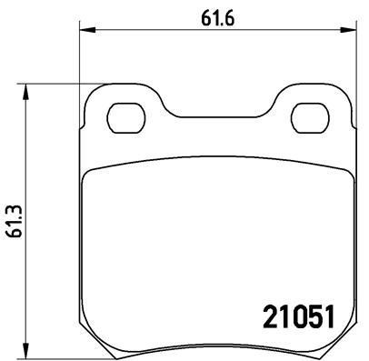 Polcar BS0986424754 Scheibenbremsbeläge hinten eingestellt BS0986424754: Kaufen Sie zu einem guten Preis in Polen bei 2407.PL!