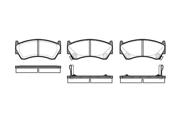 Polcar BS0986424369 Front disc brake pads, set BS0986424369: Buy near me in Poland at 2407.PL - Good price!