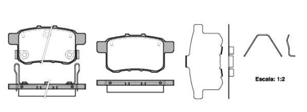 Polcar BS0986494338 Тормозные колодки дисковые задние, комплект BS0986494338: Отличная цена - Купить в Польше на 2407.PL!