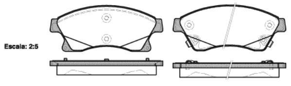 Polcar BS0986494433 Front disc brake pads, set BS0986494433: Buy near me in Poland at 2407.PL - Good price!