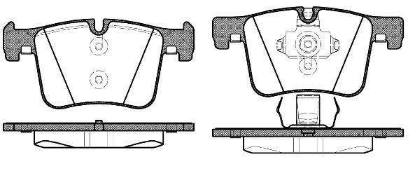 Polcar BS0986494487 Front disc brake pads, set BS0986494487: Buy near me in Poland at 2407.PL - Good price!