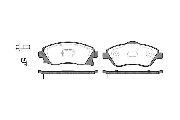 Polcar BS0986424527 Front disc brake pads, set BS0986424527: Buy near me in Poland at 2407.PL - Good price!
