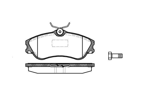 Polcar BS0986424583 Front disc brake pads, set BS0986424583: Buy near me in Poland at 2407.PL - Good price!