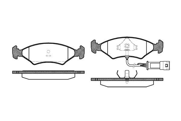 Polcar BS0986466403 Front disc brake pads, set BS0986466403: Buy near me in Poland at 2407.PL - Good price!