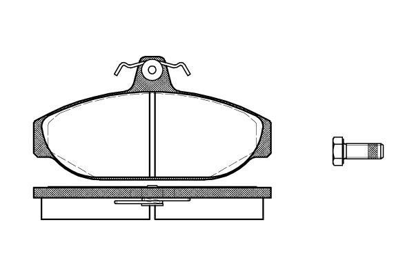 Polcar BS0986467400 Front disc brake pads, set BS0986467400: Buy near me in Poland at 2407.PL - Good price!