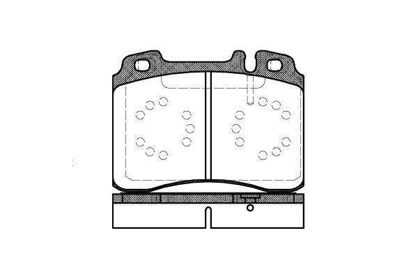 Polcar BS0986460966 Front disc brake pads, set BS0986460966: Buy near me in Poland at 2407.PL - Good price!